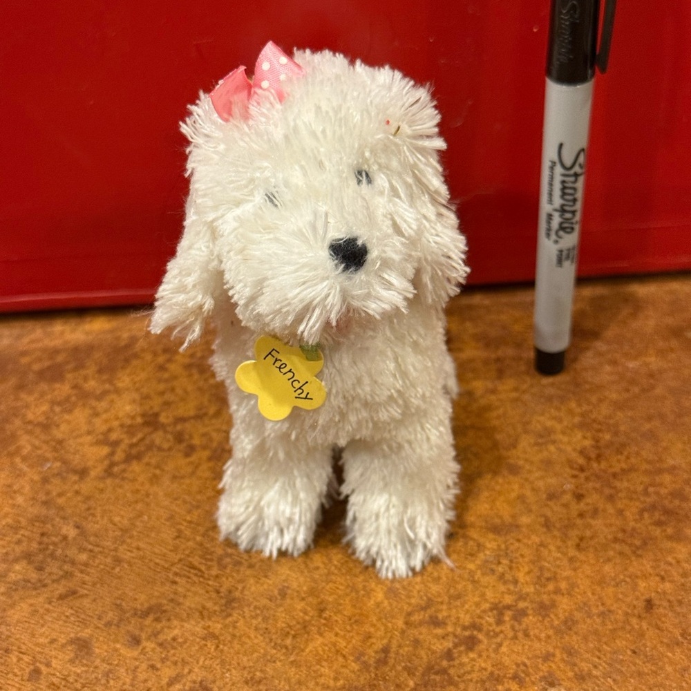 5" FRENCHY PLUSH WHITE PUPPY DOG FANCY NANCY MADAME ALEXANDER 2008